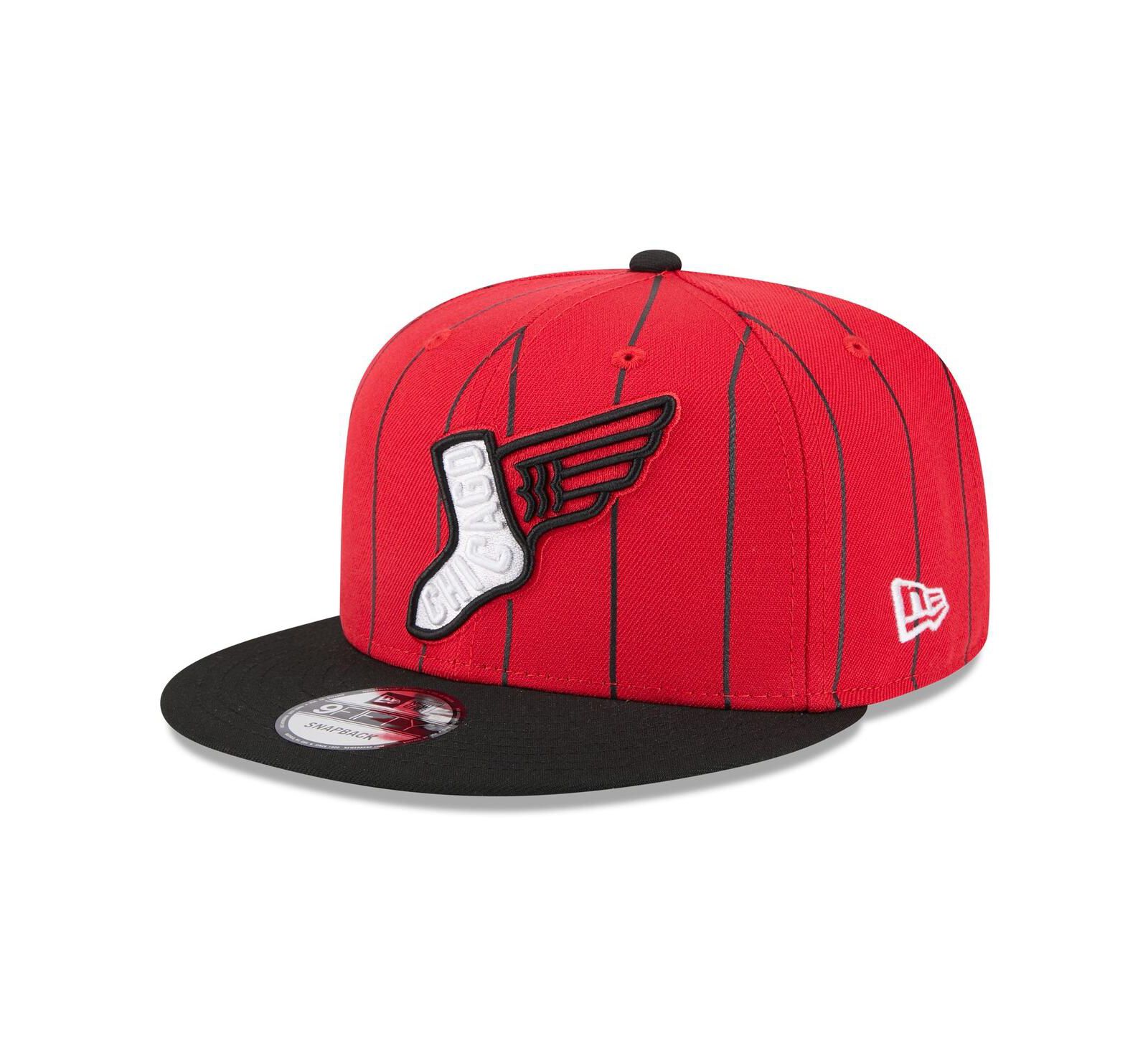 New Era Мужская кепка 9FIFTY Snapback Chicago White Sox 2025 City Connect, красно-черная
