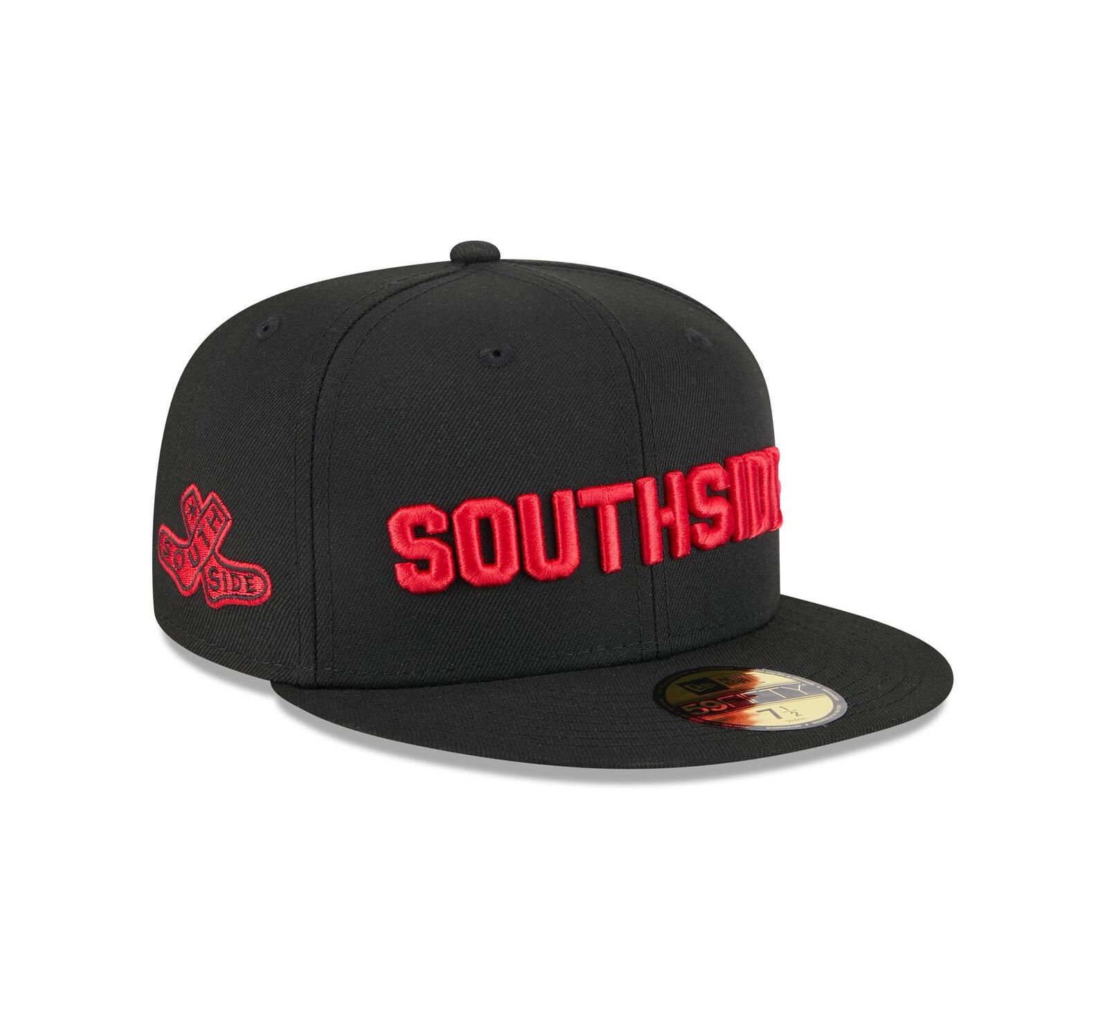 Мужская кепка New Era Black Chicago White Sox 2025 City Connect Fan Pack 59FIFTY Fitted
