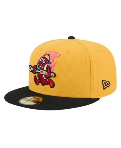 Мужская кепка New Era Yellow Akron RubberDucks Copa de la Diversion 59FIFTY Fitted Hat