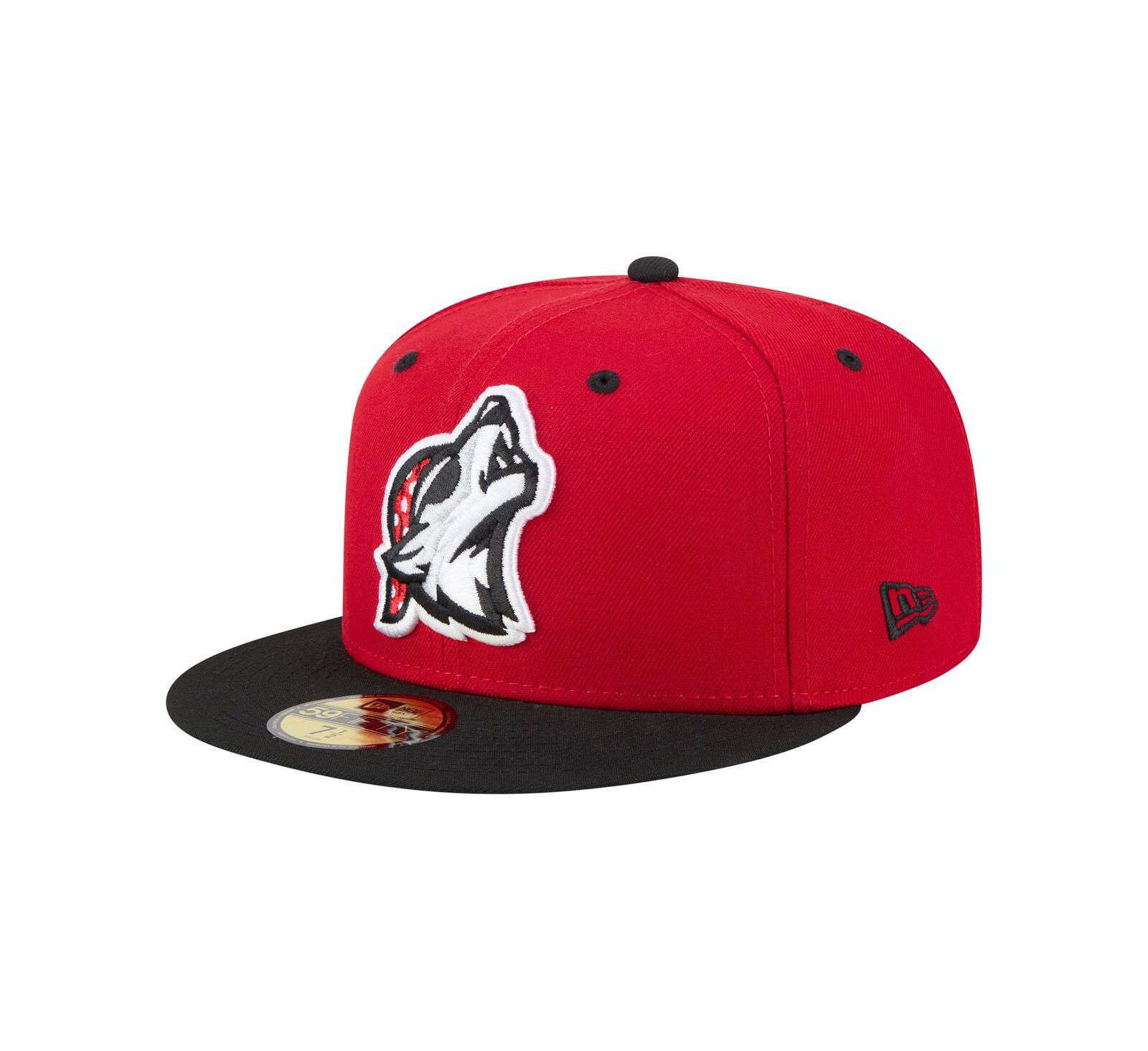 Мужская кепка New Era Erie SeaWolves Authentic Collection 59FIFTY Red/Black