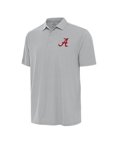 Мужская рубашка-поло Antigua Alabama Crimson Tide, серая