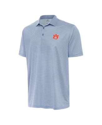 Мужская рубашка-поло Antigua Auburn Tigers Rings Heather Aqua/White