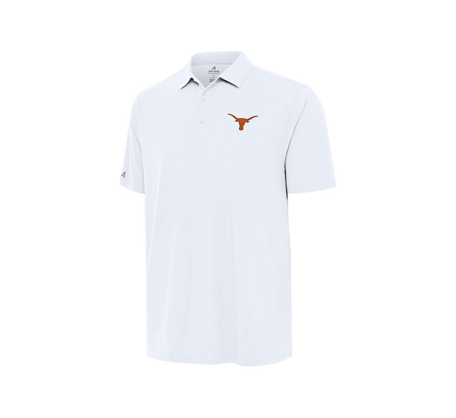 Antigua Men's White Texas Longhorns Era Polo Shirt