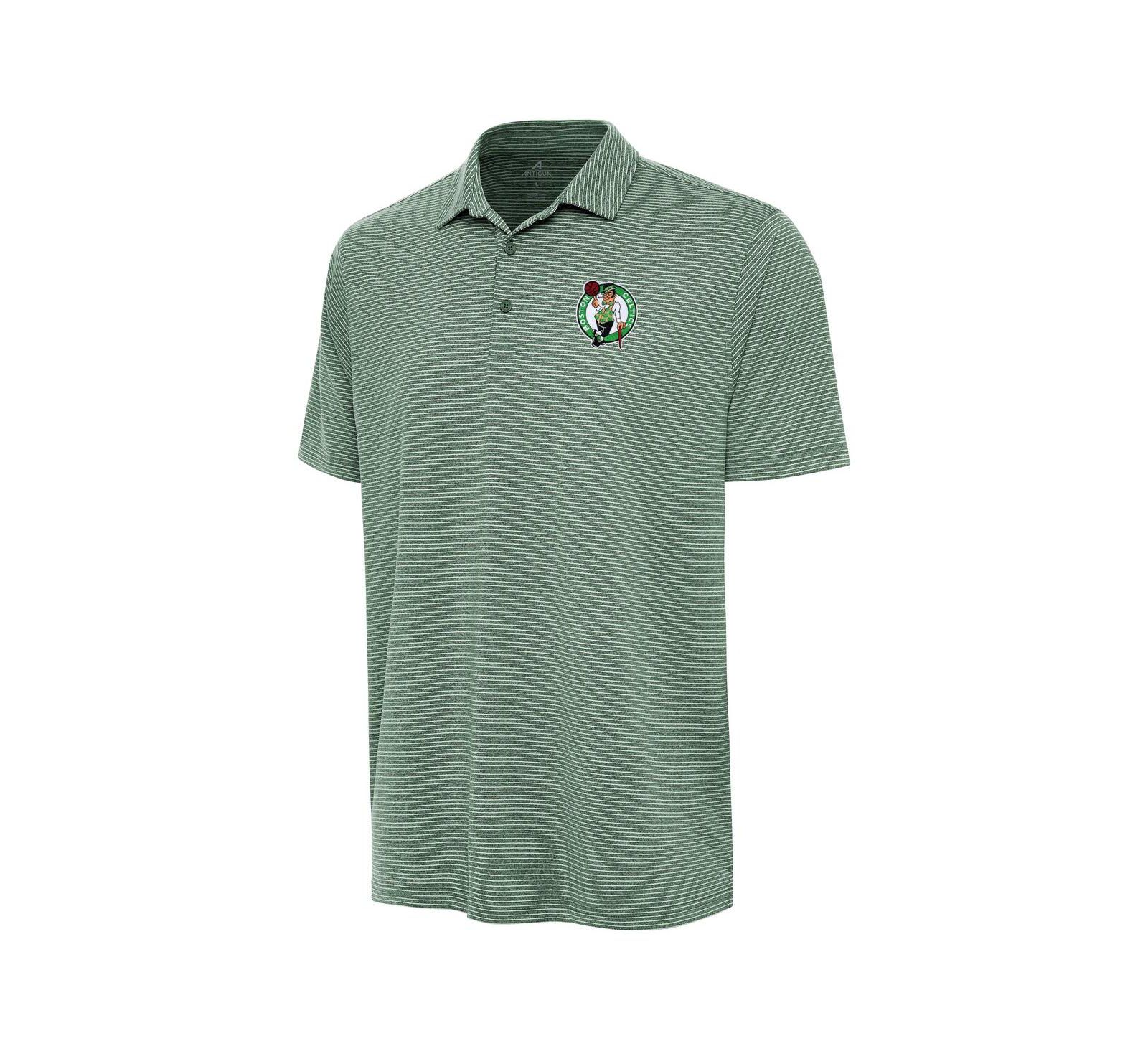 Antigua Men's Hunter Green Boston Celtics Scheme Polo Shirt