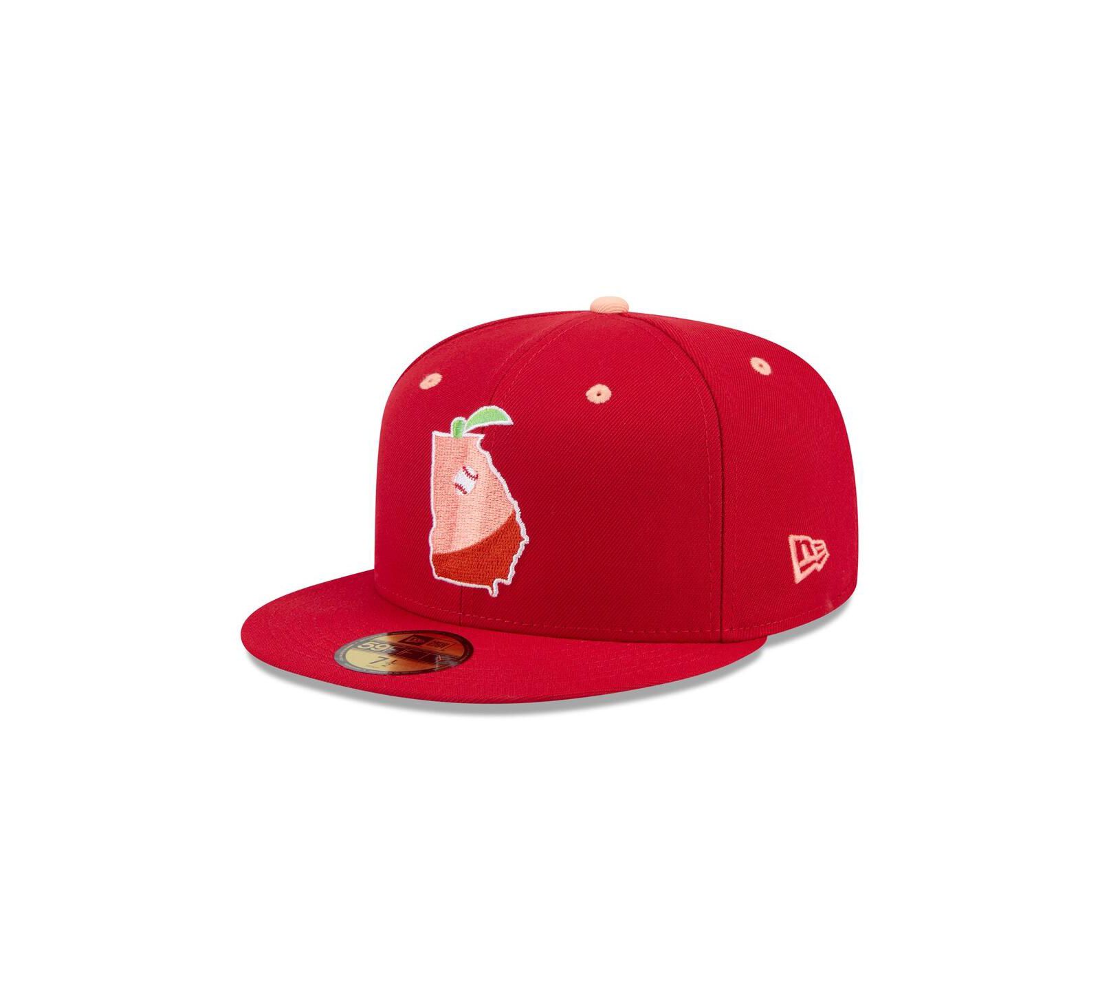 New Era Men's Red Gwinnett Stripers Theme Nights 59FIFTY Fitted Hat