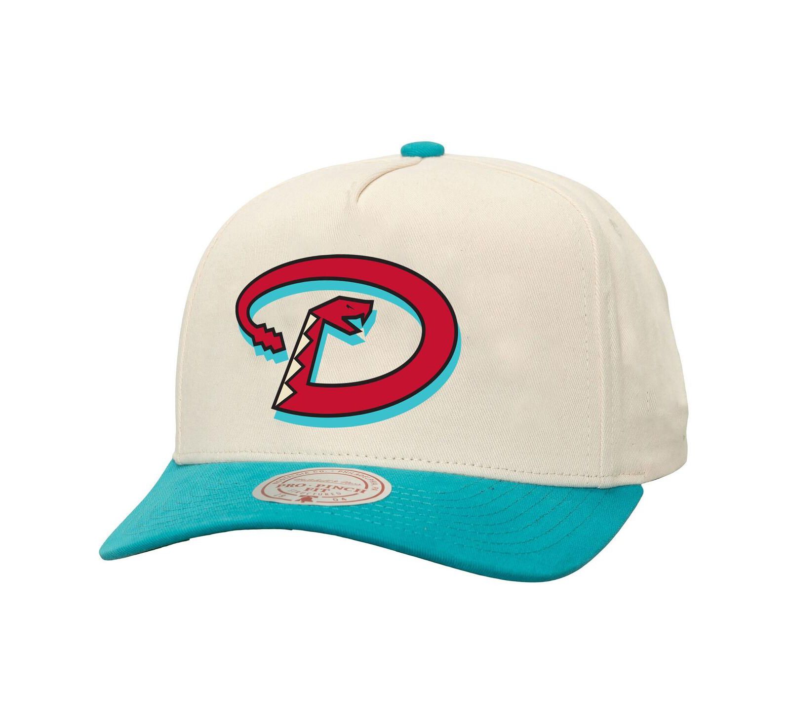 Mitchell & Ness Мужская и женская кепка Arizona Diamondbacks Basic Pro регулируемая, кремовая