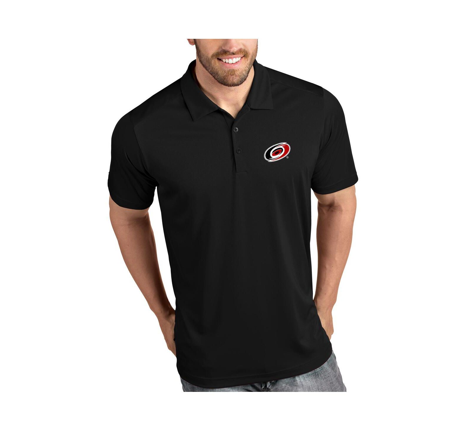 Antigua Мужская рубашка-поло Carolina Hurricanes Black