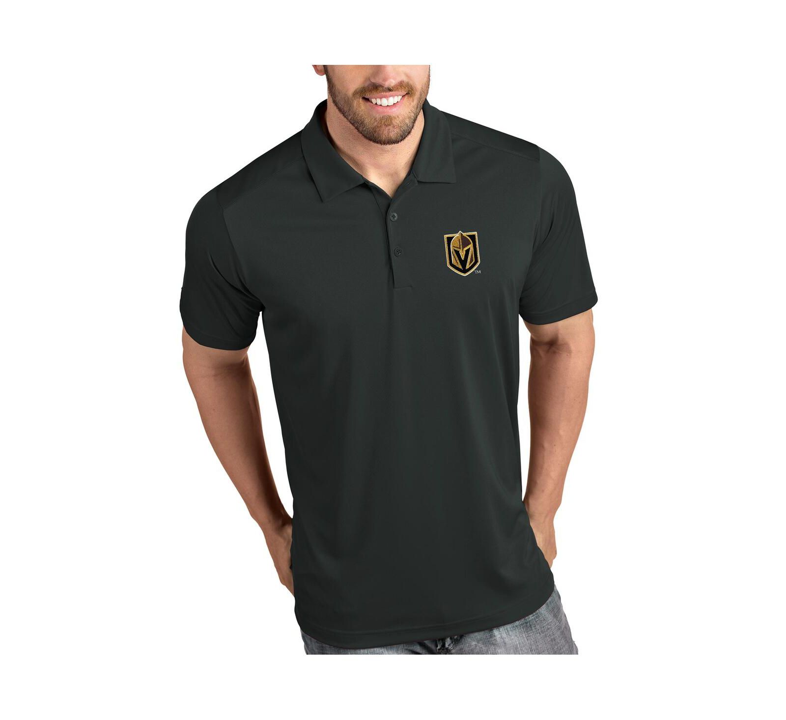 Antigua Мужская серая рубашка поло Vegas Golden Knights Tribute