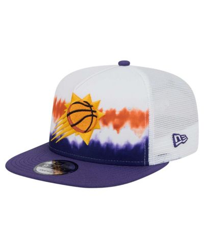 Мужская кепка New Era Phoenix Suns Dip-Dye 9FIFTY A-Frame Trucker Snapback, White/Purple
