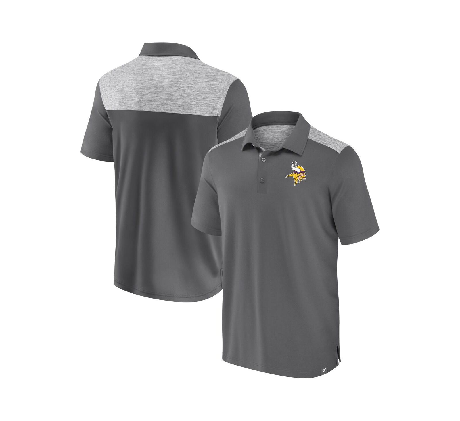 Fanatics Мужская рубашка-поло Minnesota Vikings Gray