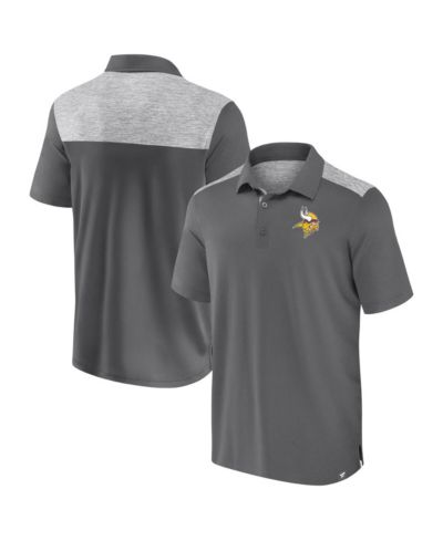Fanatics Мужская рубашка-поло Minnesota Vikings Gray