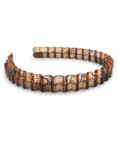 Thin Wavy Headband Set - Brown Shades