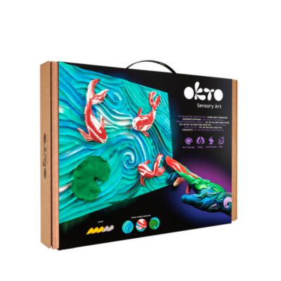 Wise Elk набор для 3D рисования OKTO Sensory Art Koi Carps, холст 11.8" x 15.7"
