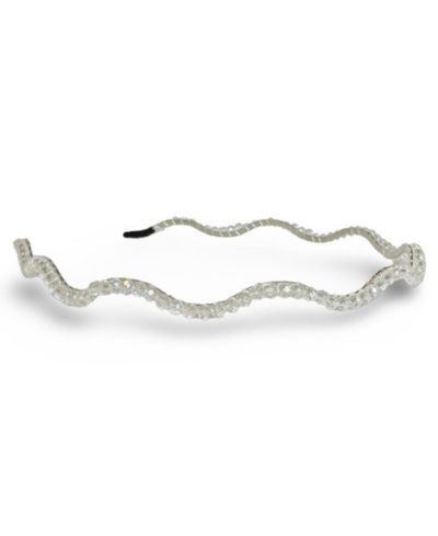 Бейс для волос Wavy Beaded, белый