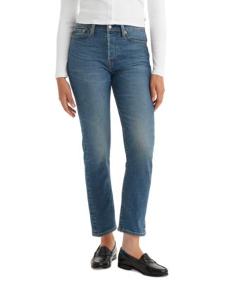 Levi's Женские джинсы Wedgie Straight-Leg High-Rise Cropped