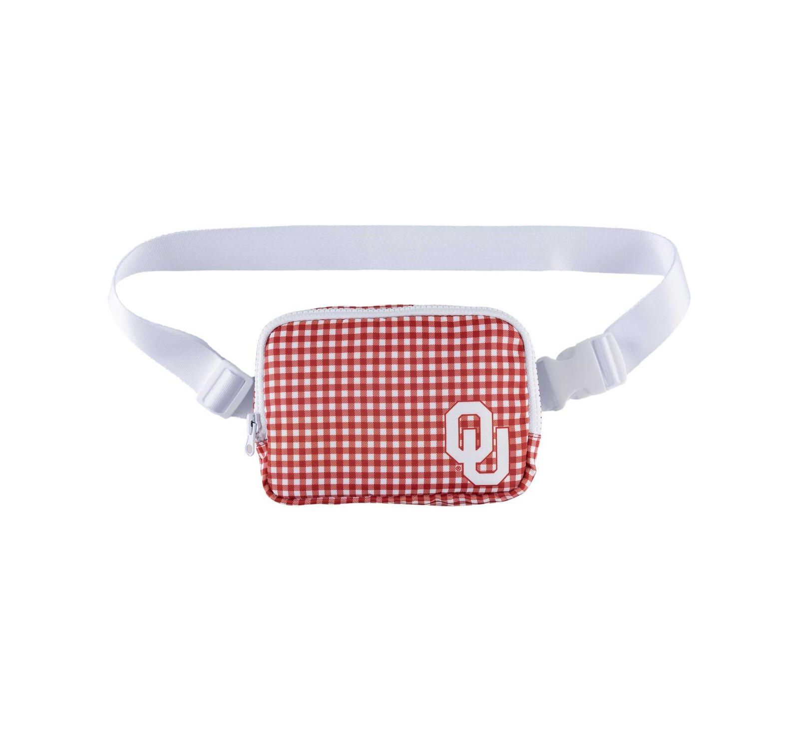 ZooZatz Oklahoma Sooners Gingham Fanny Pack
