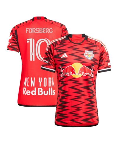 Мужская джерси adidas Emil Forsberg Red New York Red Bulls 2024 Legacy Authentic Player