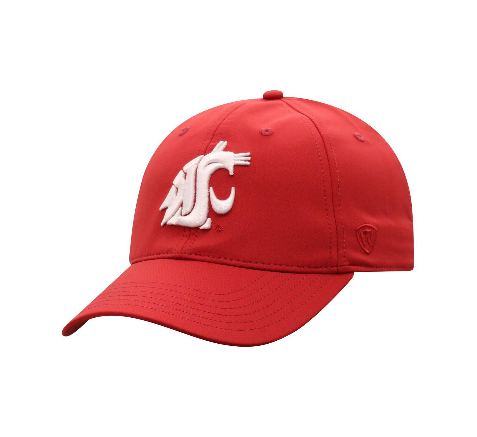 Мужская кепка Top of the World Crimson Washington State Cougars Victory Trainer Adjustable