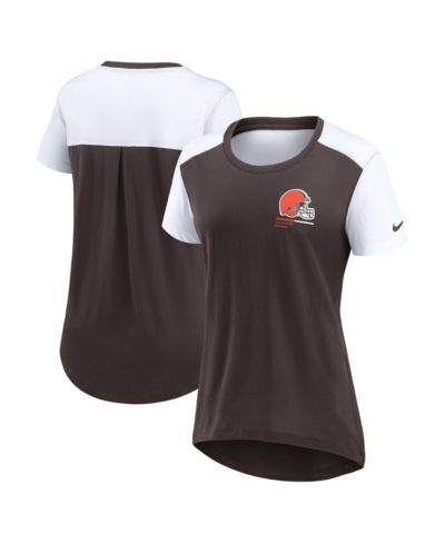 Женская футболка Nike Women's Brown Cleveland Browns Performance