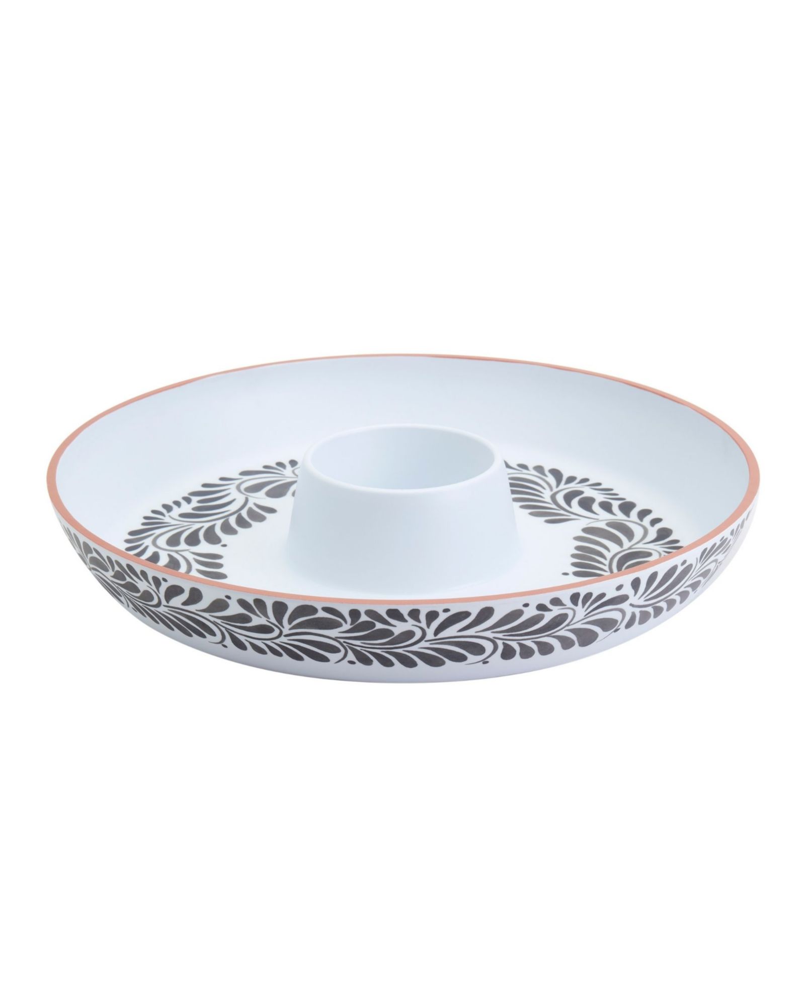 INFUSE Melamine Chip & Dip Platter, 16"
