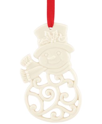 Lenox украшение Снеговик Charm
