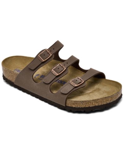 Birkenstock Женские сандалии Florida Birko-Flor Nubuck с мягкой стелькой