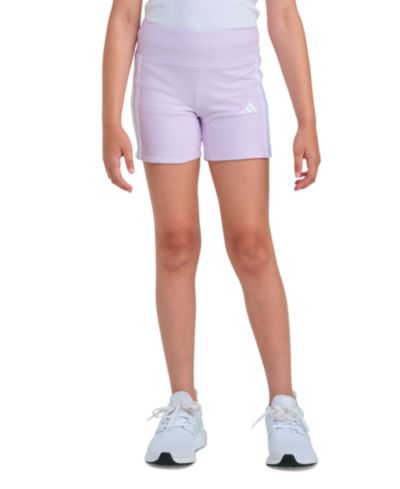 adidas Girls' 8-16 Detached Waistband Rib Bike Shorts