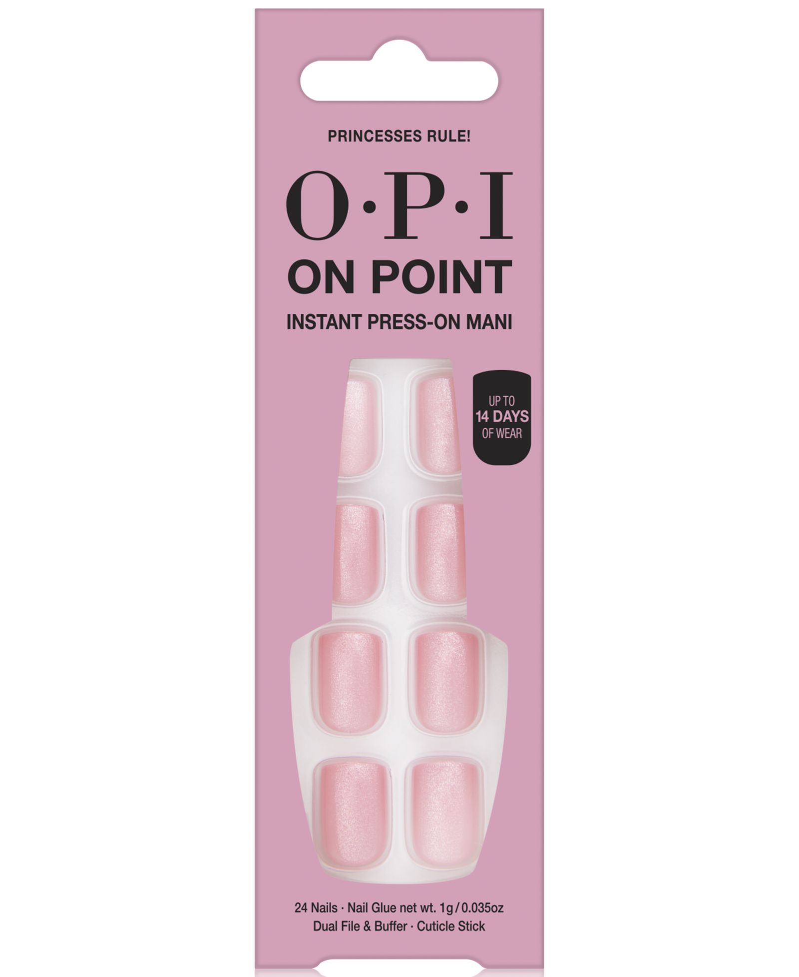 Накладные ногти OPI On Point Instant Press-On Mani - Princesses Rule!