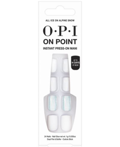 OPI On Point Instant Press-On Mani - All Ice On Alpine Snow накладные ногти