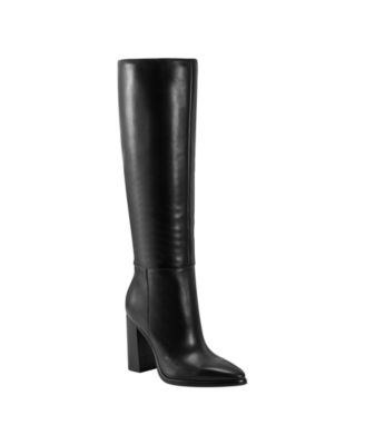Marc Fisher LTD Women's Lannie Wide Calf Block Heel Boots