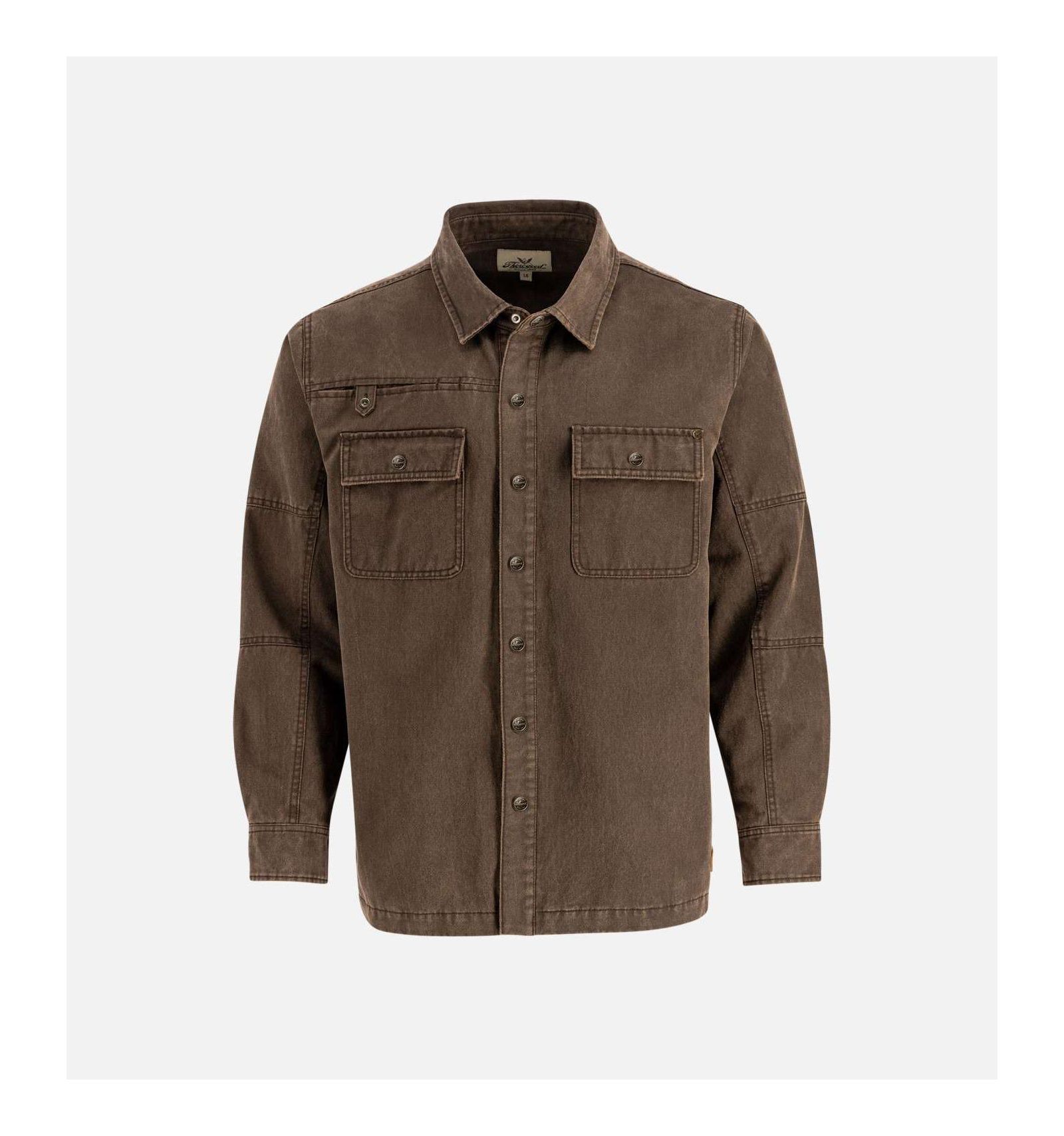 Thorogood Men's Sueded Shirt Jacket Snap Up
