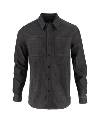 Мужская джинсовая рубашка Thorogood Big & Tall Vintage Stretch Denim Long Sleeve Button Up Shirt
