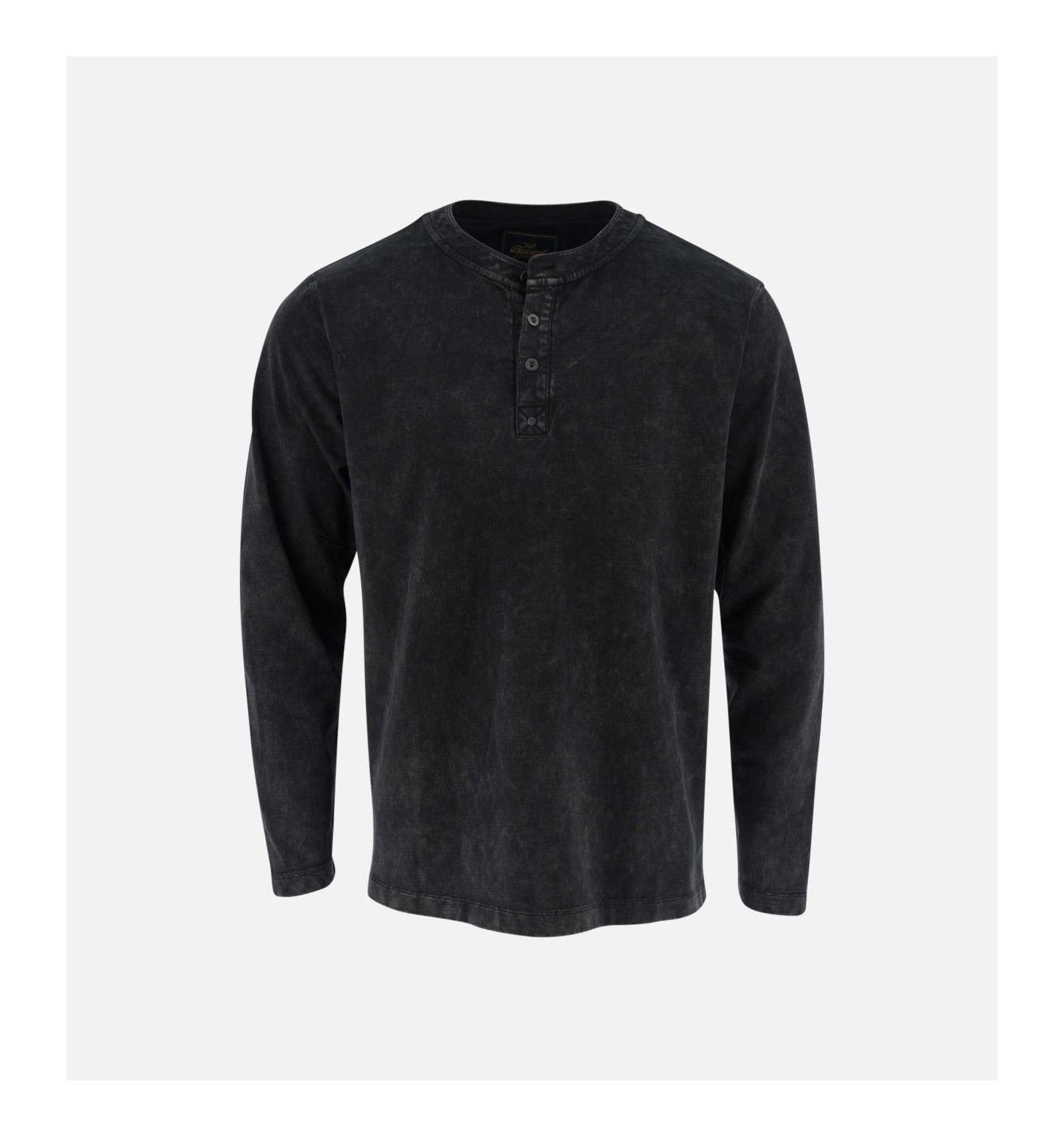 Мужская Henley с длинным рукавом Heavyweight Vintage Wash от Thorogood