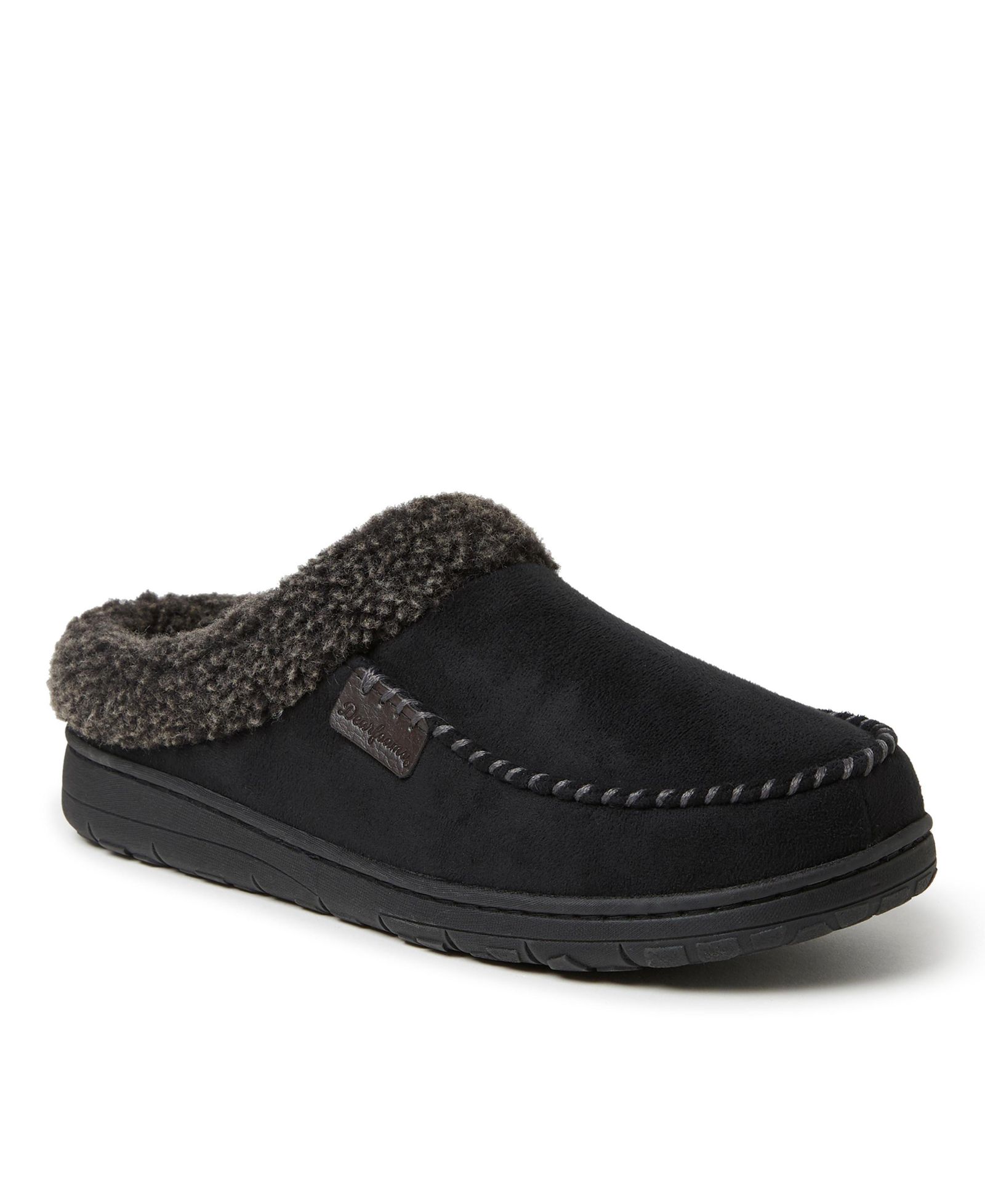 Мужские домашние тапочки-калоши Dearfoams Microsuede Moccasin