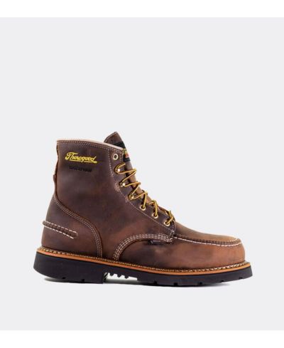 Thorogood Men's 1957 Series Waterproof 6" Safety Moc Toe Work Boots for Men