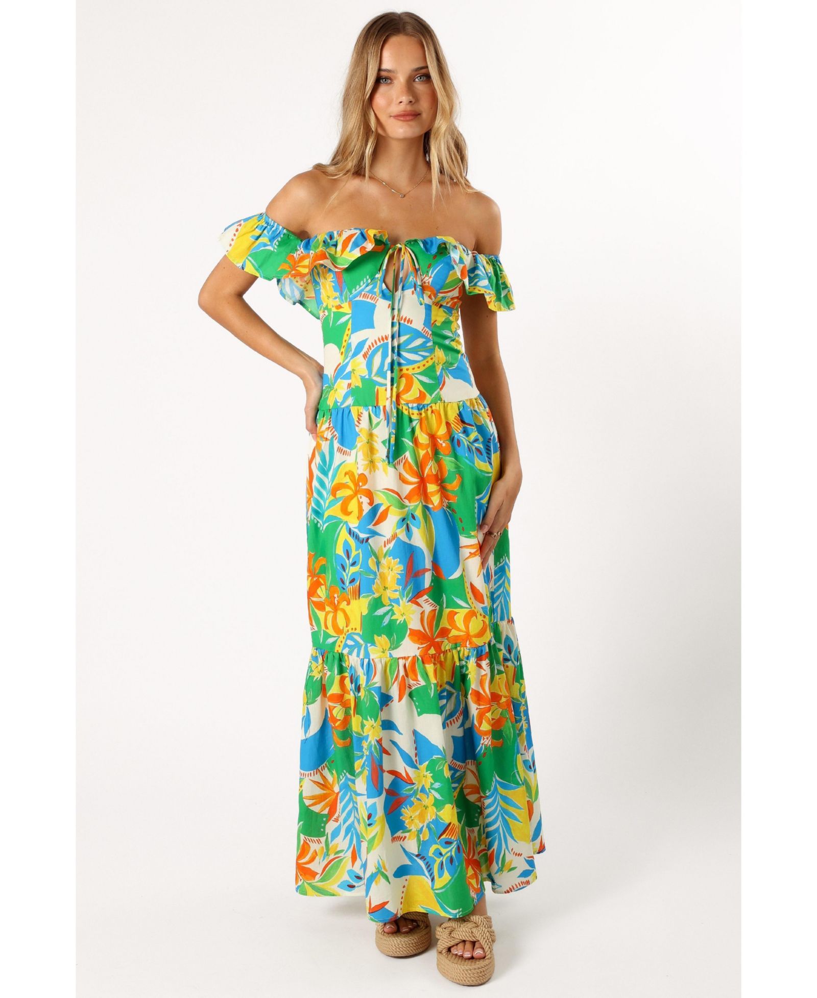 Женское платье макси Petal and Pup Harriet Off Shoulder
