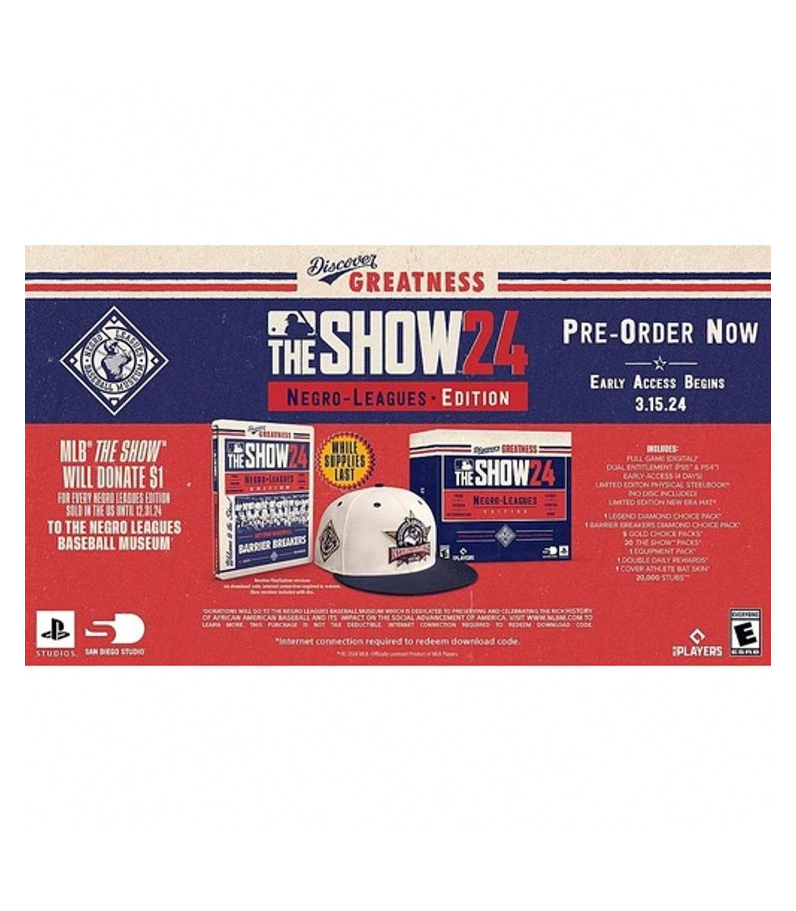 MLB The Show 24 Collector's Edition - The Negro Leagues Edition PlayStation 4 & PlayStation 5