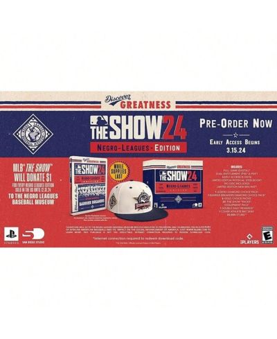 MLB The Show 24: Collector's Edition - The Negro Leagues Edition для Playstation 4 и Playstation 5