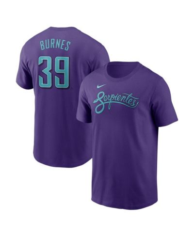 Мужская футболка Nike Corbin Burnes Arizona Diamondbacks 2025 City Connect Fuse, цвет Purple