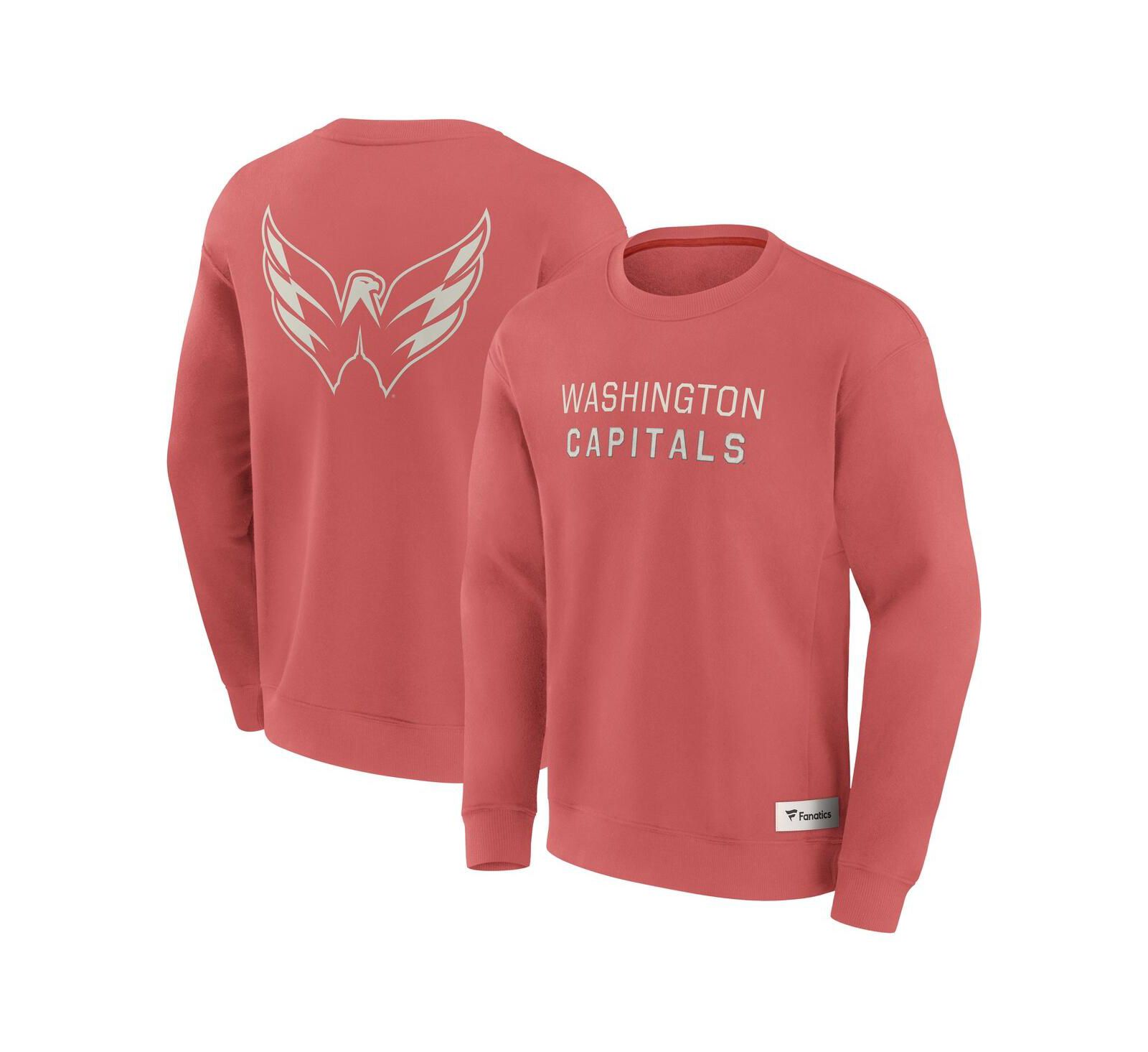 Мужское худи Fanatics Washington Capitals Elements Future Ground Lettering Red