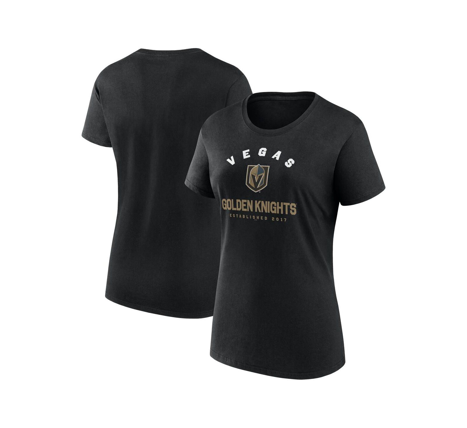 Футболка Logo Athletic Women's Black Vegas Golden Knights Unrivaled