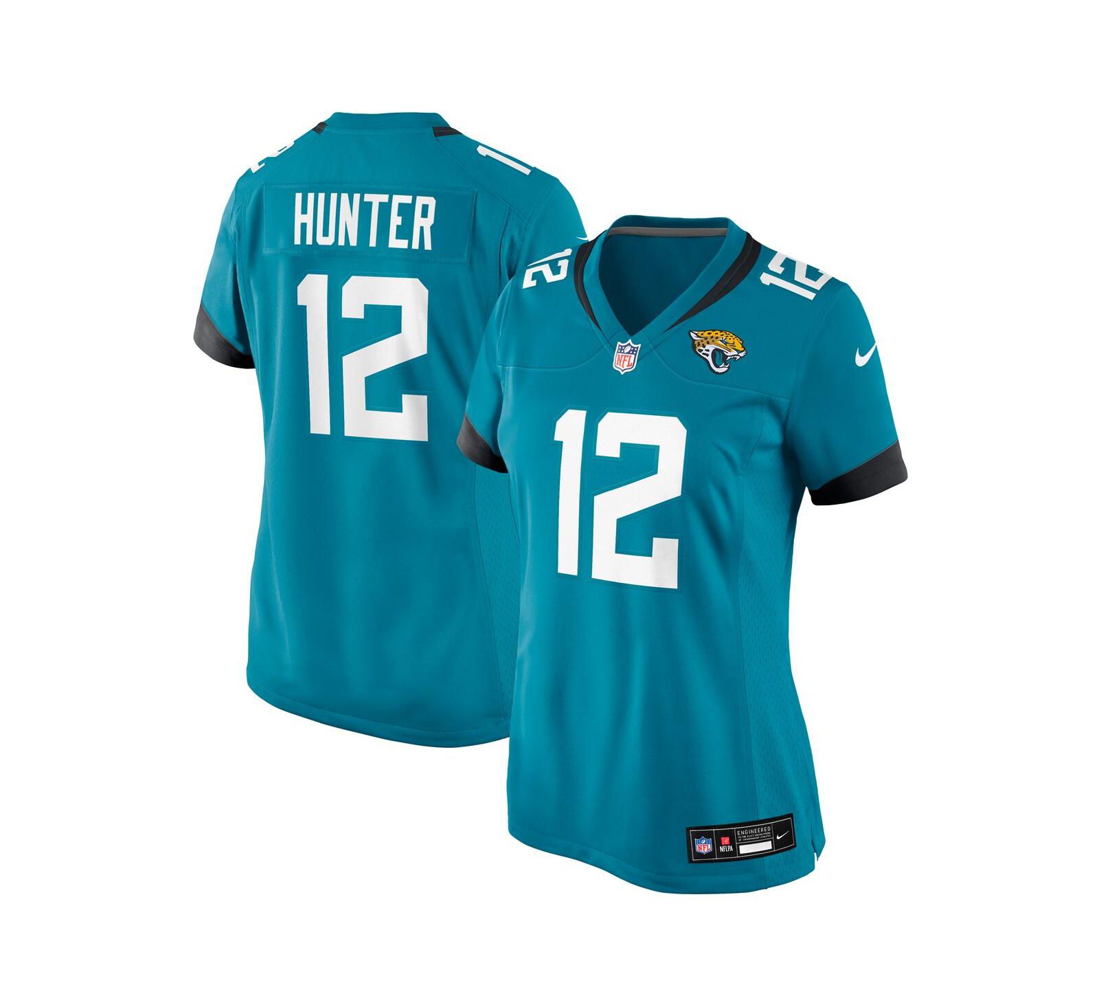 Nike Women's Travis Hunter Teal Jacksonville Jaguars 2025 NFL Draft First Round Pick Team Game Player Jersey