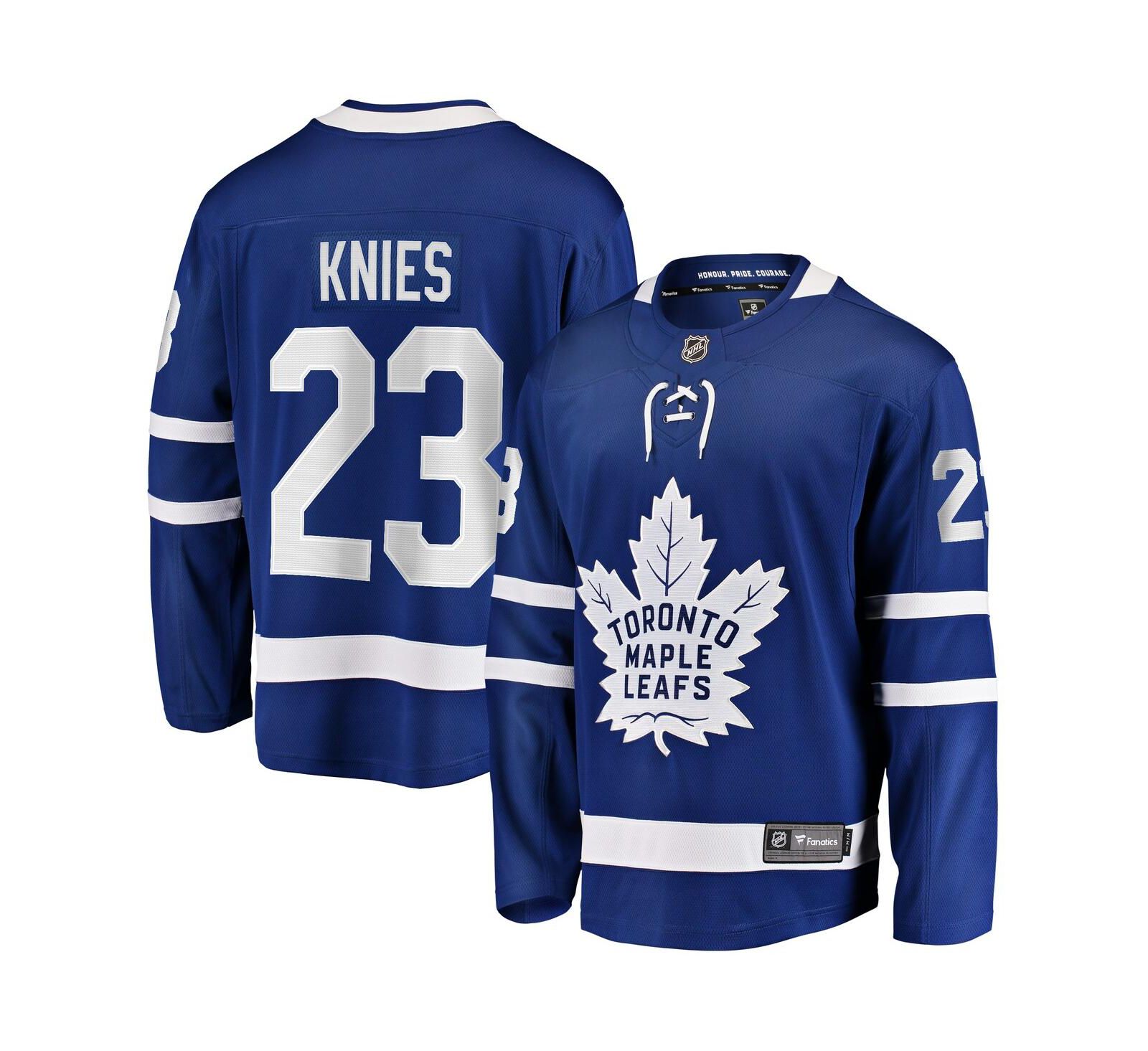 Fanatics Men's Matthew Knies Blue Toronto Maple Leaf's Home Premier Breakaway Player Jersey