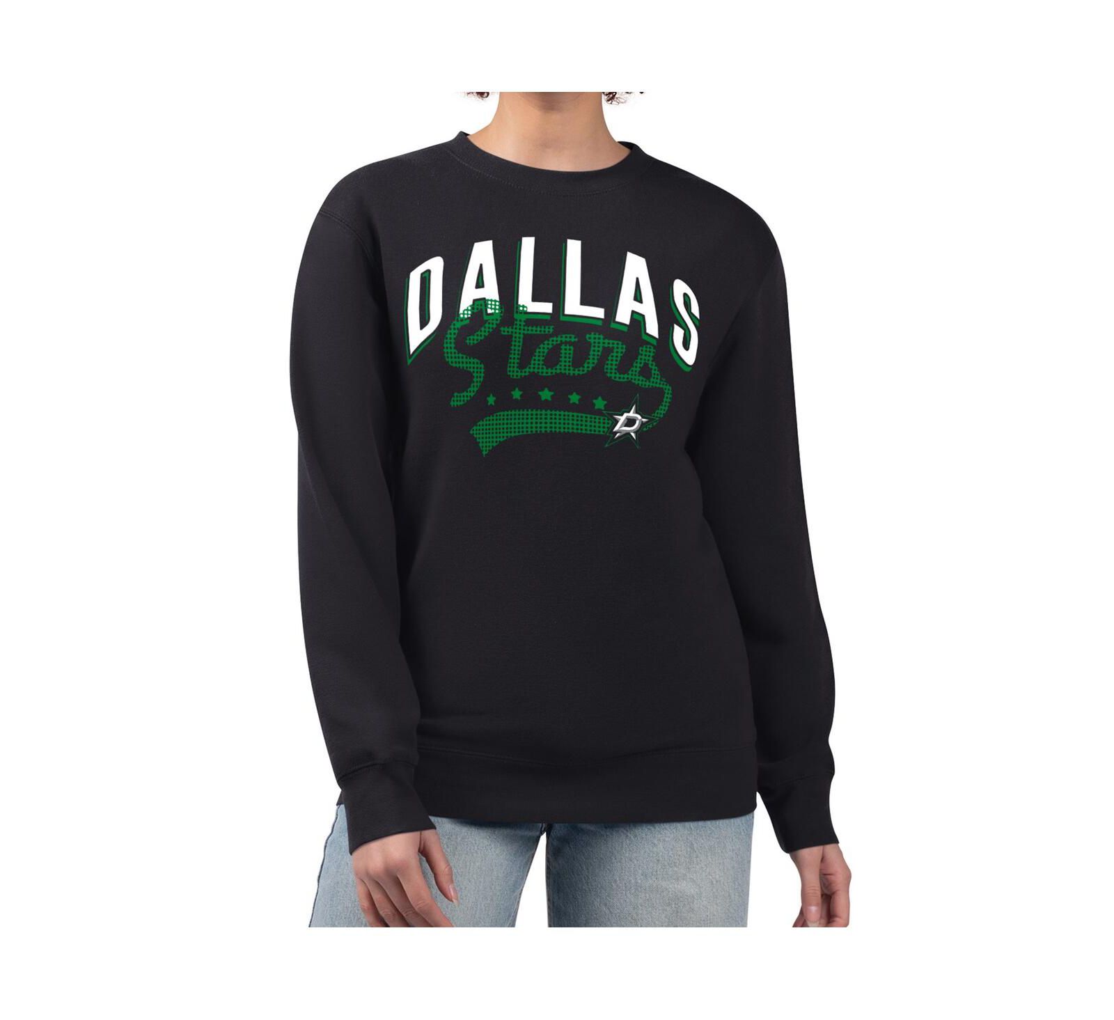 Женское флисовое худи G-III 4Her by Carl Banks черное с графикой Dallas Stars