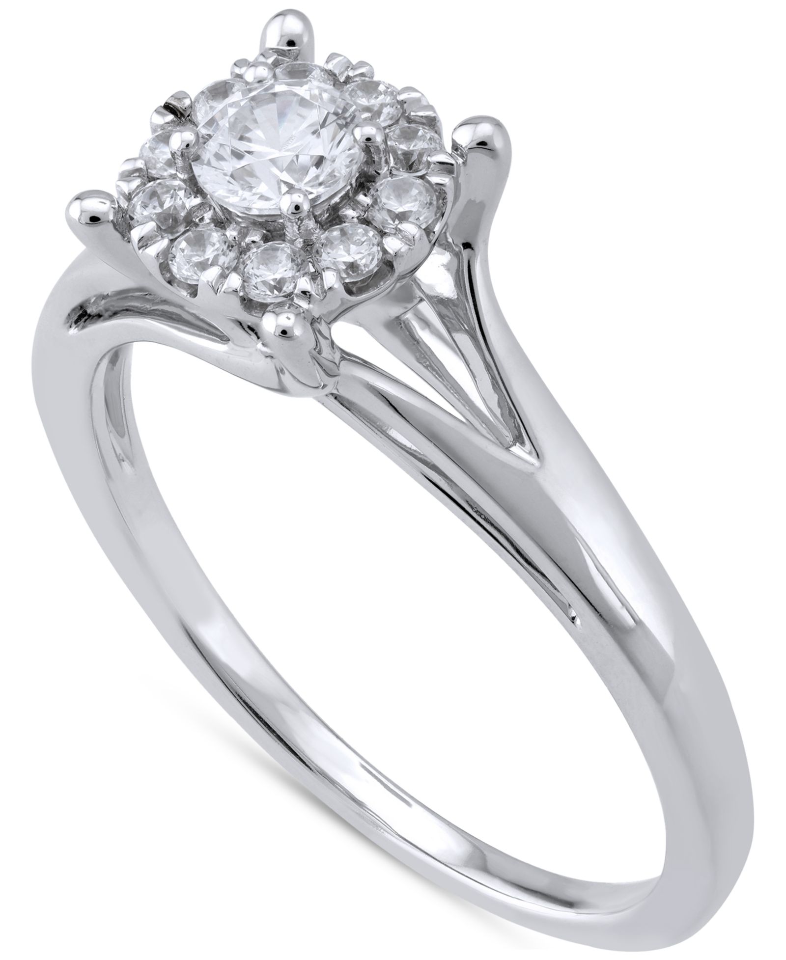 Помолвочное кольцо с бриллиантами (1/3 ct. t.w.) в 14k Gold