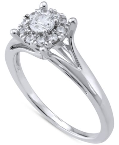 Помолвочное кольцо с бриллиантами (1/3 ct. t.w.) в 14k Gold