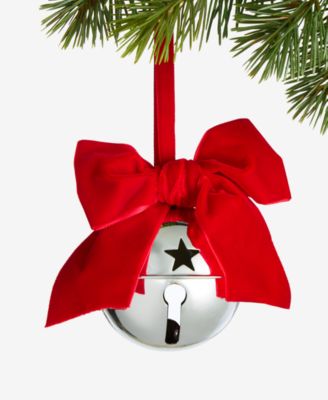 Holiday Lane Елочное украшение Bell с бантом Christmas Cheer