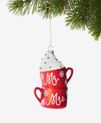 Украшение Holiday Lane Our First Mr. & Mrs. Double Hot Chocolate Cups Ornament