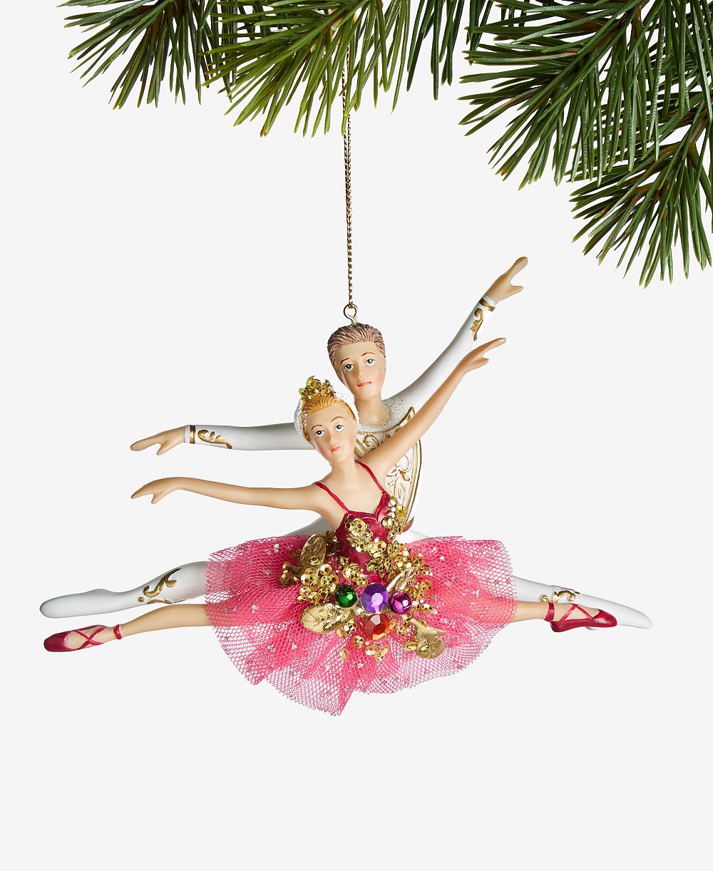 Holiday Lane Балетный украшенный дуэт орнамент, эксклюзив Macy's