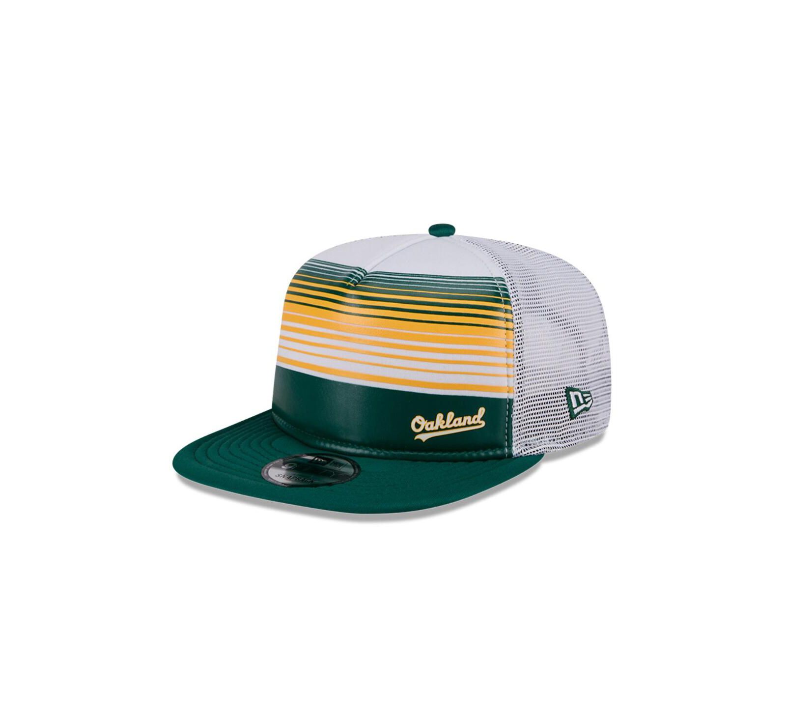 Мужская кепка New Era Oakland Athletics Cooperstown Collection Team Horizon 9FIFTY A-Frame Trucker Snapback